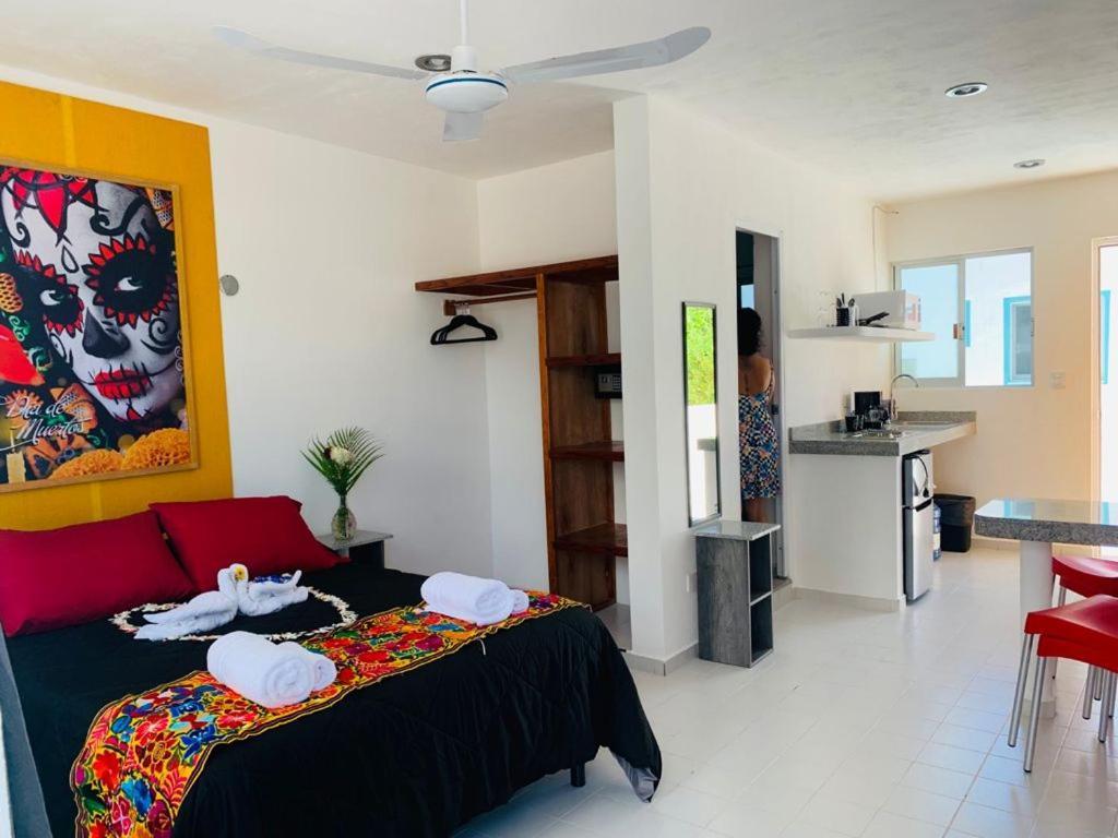 Casa La Catrina Apartment Puerto Morelos Bagian luar foto